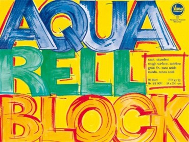 natur-aquarell-300g Vang Aquarellblock 300 g AQ300 naturweiß