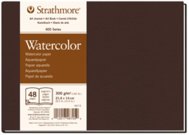 003ZZ5HMytnR4Hqf Strathmore 400 Watercolor Art Journal Block 300g