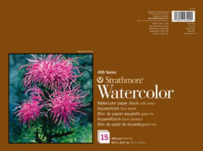 004viYihqqVxOewn Strathmore 400 Watercolor paper Block 300g