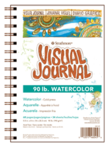 002svBo0ABvN16sH Strathmore 400 Visual Journal Watercolor Block 190g