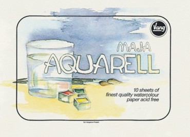 maja-aquarell-block Vang Aquarellblock Maja 250 g/m2